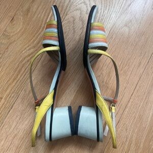Vintage Ferragamo Block Heel Sandals